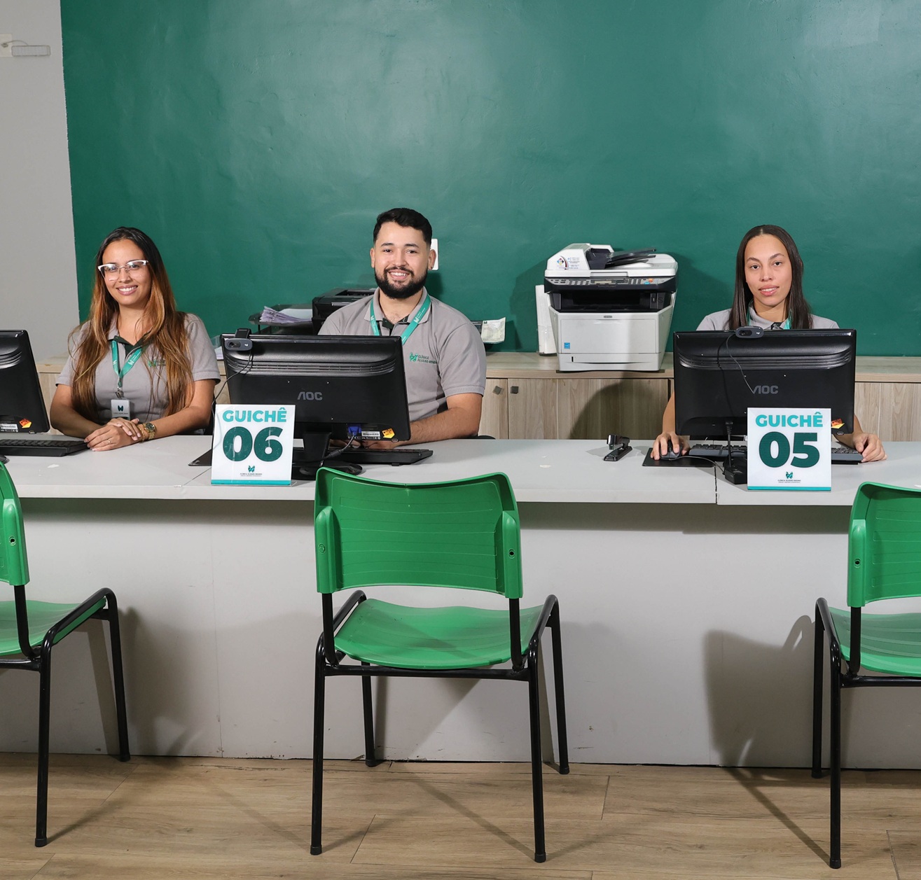 foto da recepção